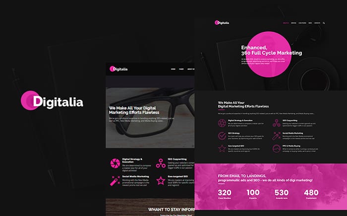 Digitalia - Digital Agency WordPress Theme