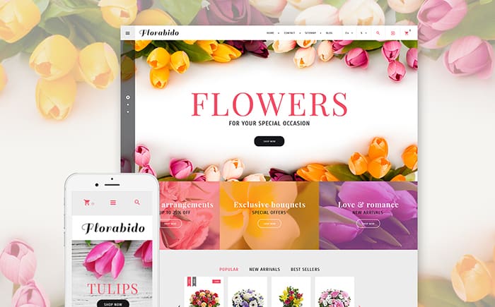 Florabido - Bouquets & Floral Arrangement PrestaShop Theme