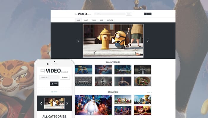 Video Blog WordPress Theme 
