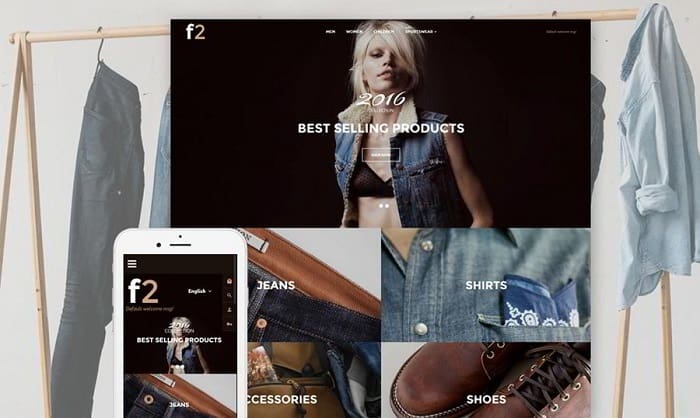 F2 - Fashion Boutique Responsive Magento 2 Theme