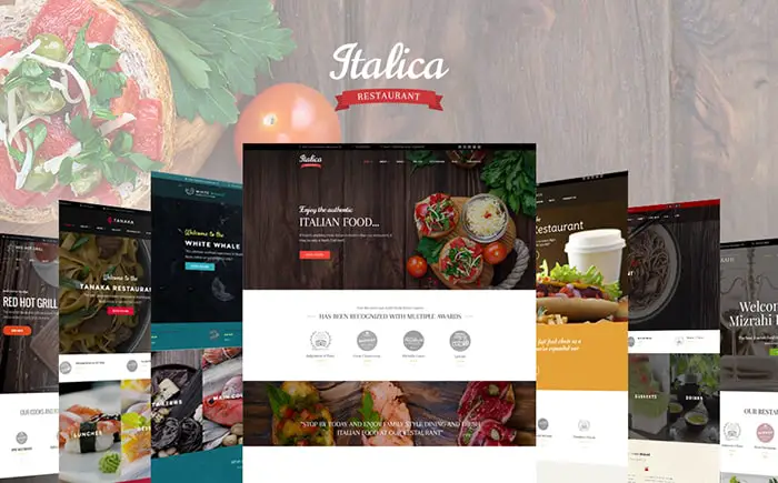 WordPress Restaurant Theme Bundle