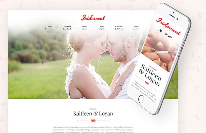 Wedding Album Maker WordPress Theme 