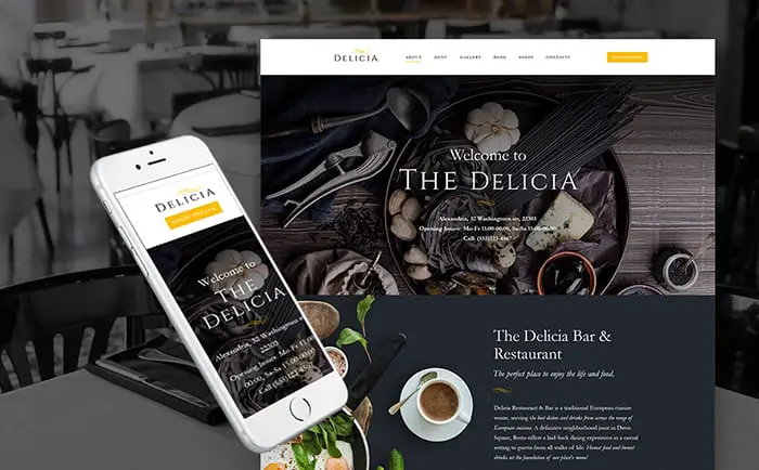 Cafeteria WP Theme