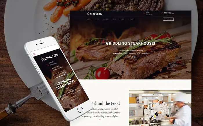 Meat & Barbecue Restaurant WordPress Theme
