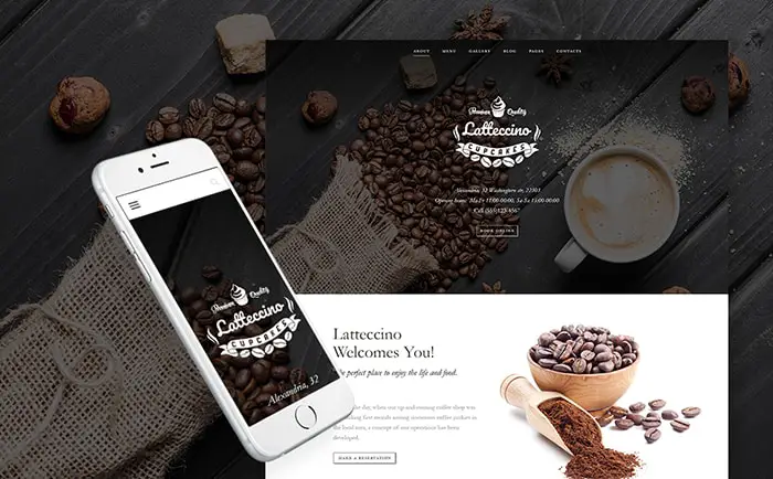 Coffee Shop WP Theme
