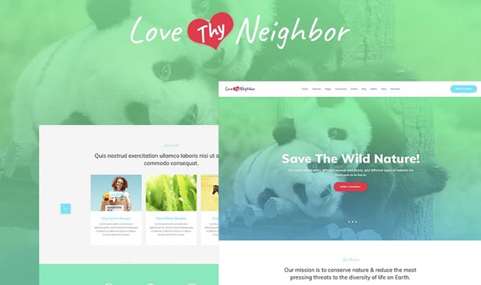 Love Thy Neighbor WordPress Theme