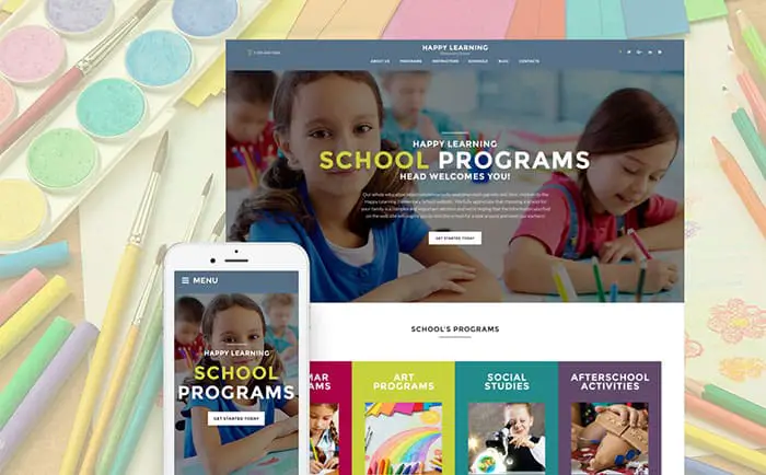 Primary School WordPress Theme 