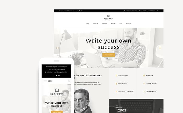 Publishing Company WordPress Theme 