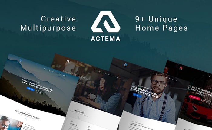 Actema - Creative Business Multipurpose WordPress Theme