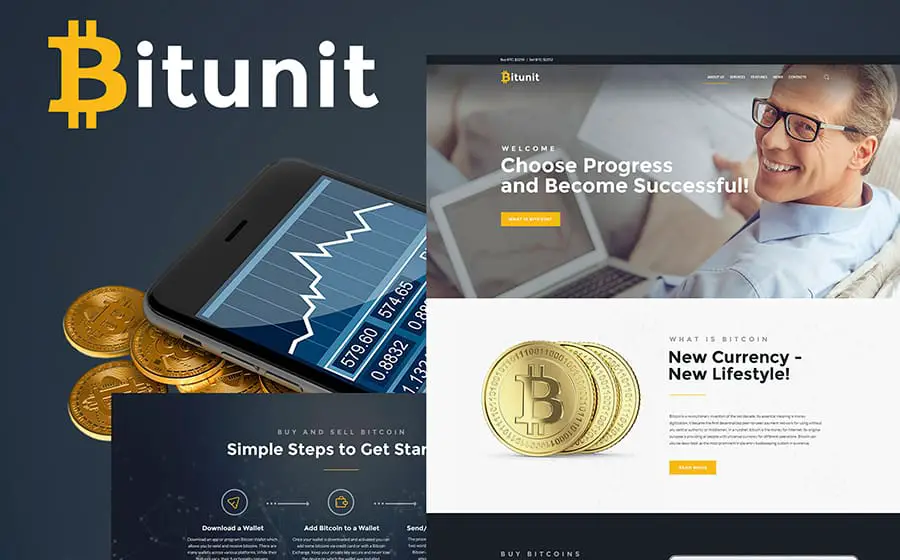 Bitcoin WordPress Template 