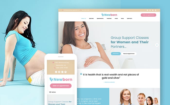 Pregnancy WordPress Theme 