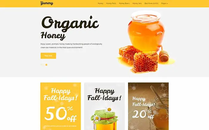Honey Store WooCommerce Theme 