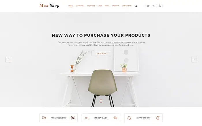 Max shop - WooCommerce Theme