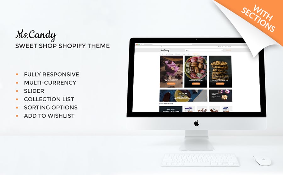 Ms.Candy - Delicicous Sweets & Candies Online Store Shopify Theme