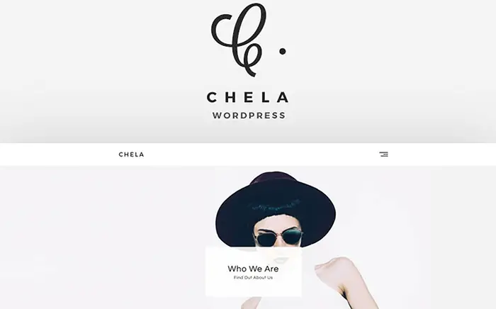 Chela - A Minimal Agency WordPress Theme