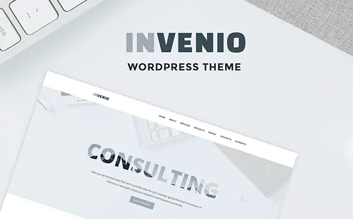 Invenio - Classy Financial Advisor WordPress Theme