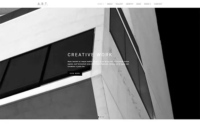 Art - Minimal Portfolio & Photography WordPress Theme