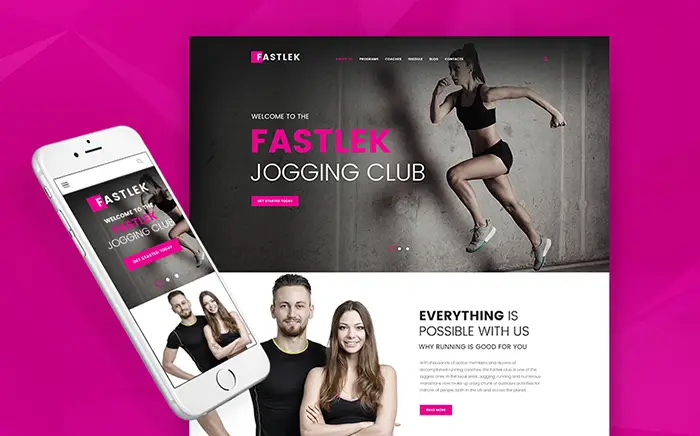 Running WordPress Theme 