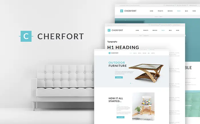 Furniture Company WordPress Theme 