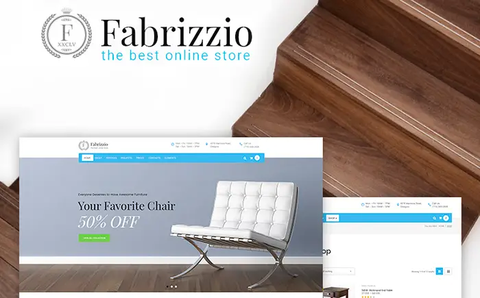 Fabrizzio - Furniture Store WooCommerce Theme