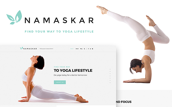 Namaskar - Yoga WordPress Theme