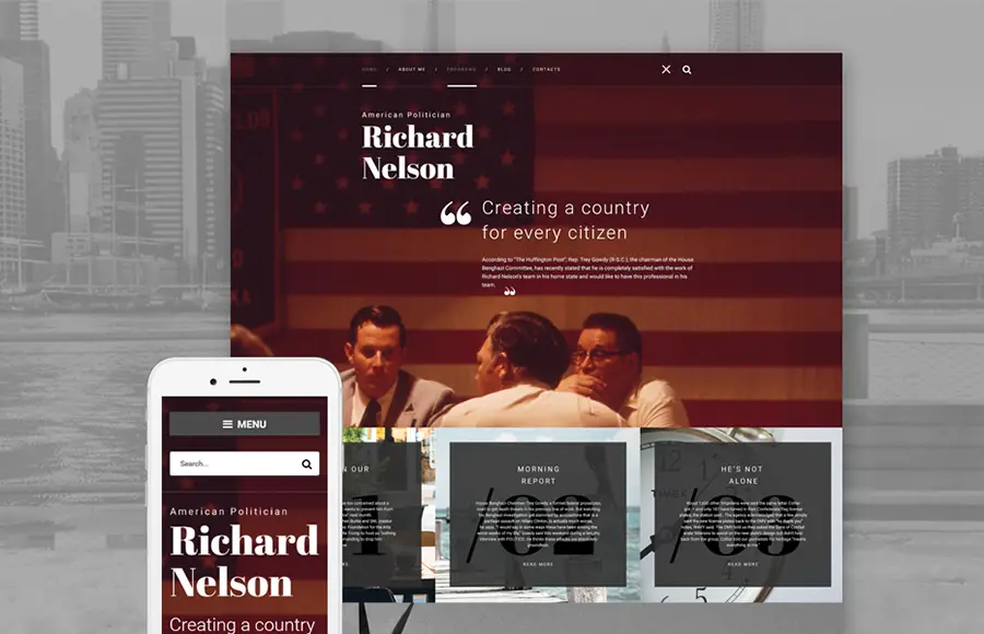 Political Party WordPress Theme 