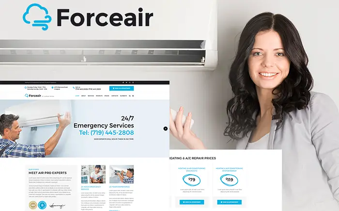 Air Conditioner Services WP Theme 