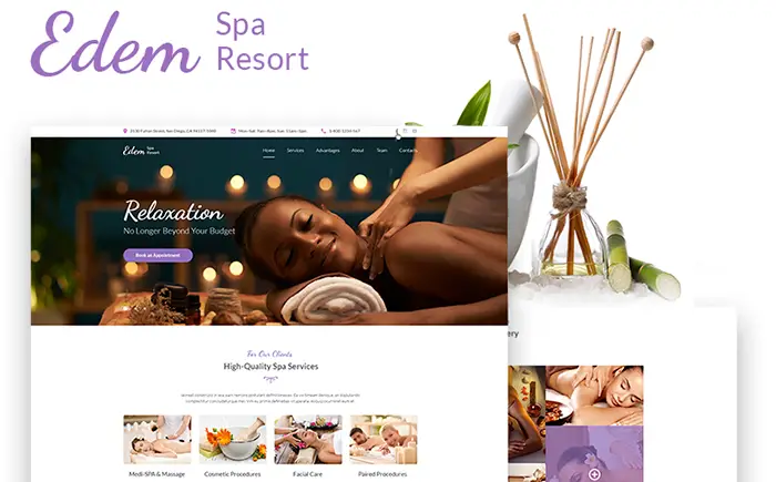 Edem - Sophisticated Beauty Salon WordPress Theme