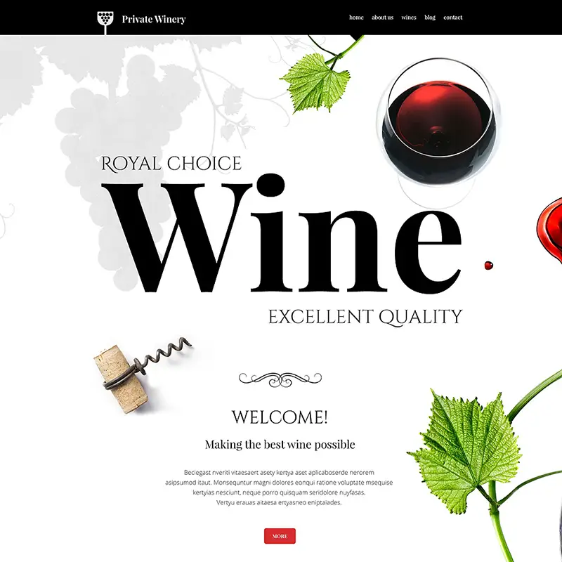 Food And Beverages WordPress Theme    