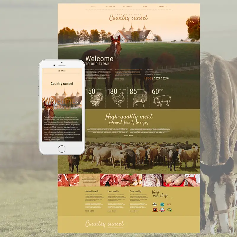 Farm WordPress Template    