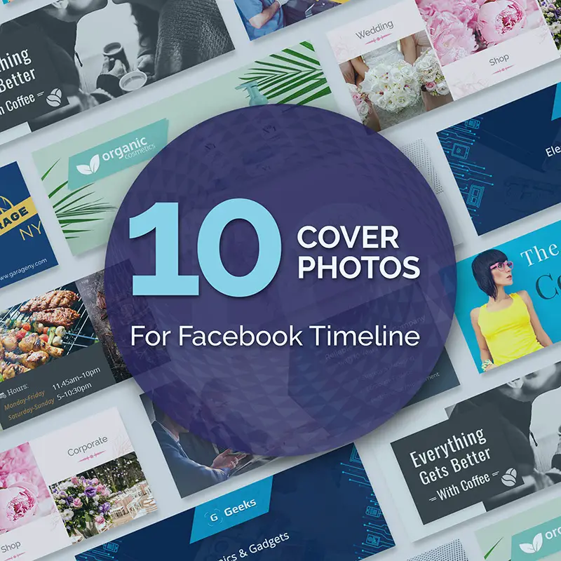 10 Cover Photos For Facebook Timeline Bundle