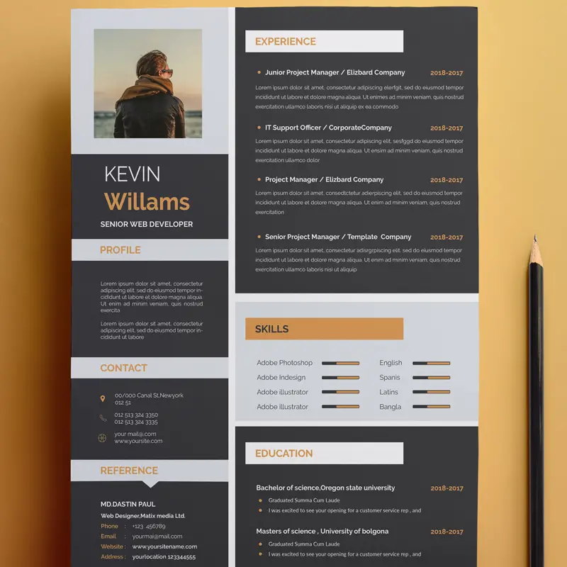 Kevin Willams - Resume Template