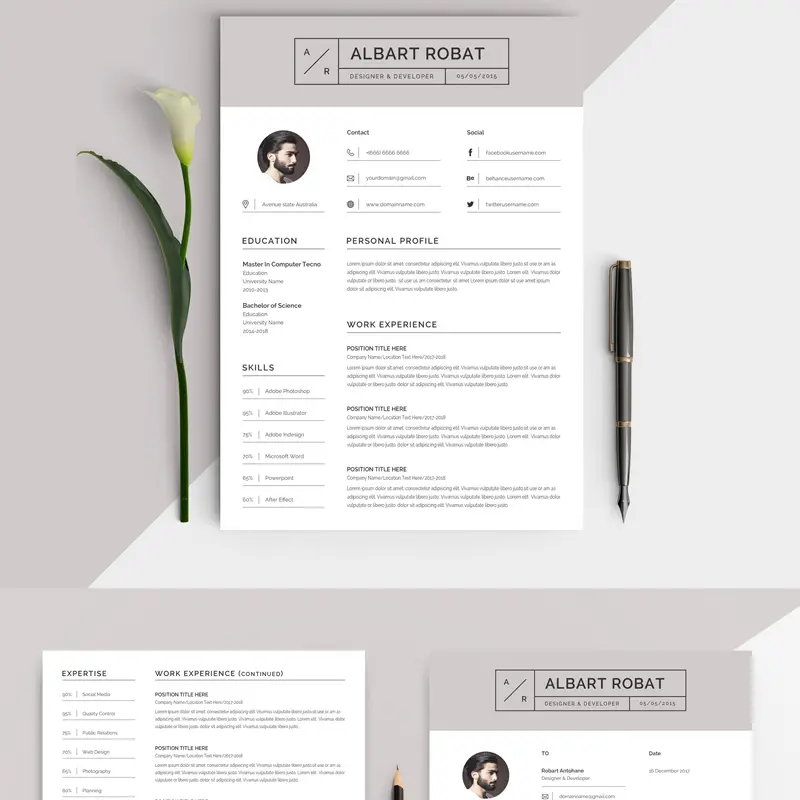 Albart Robat Resume Template