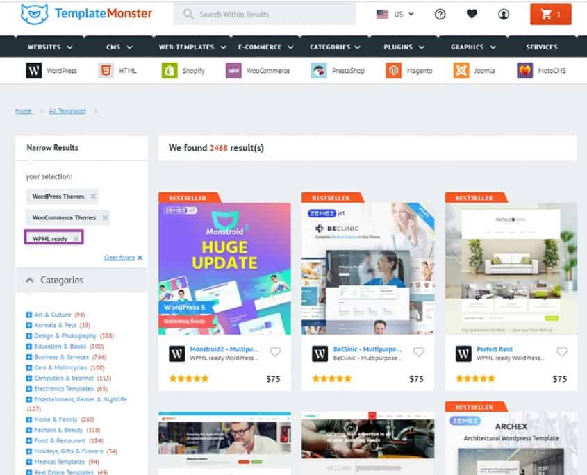 TemplateMonster WordPress Themes