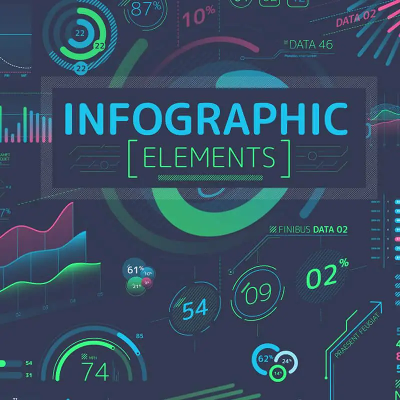 Managed Infographic Elements After Effects Intro