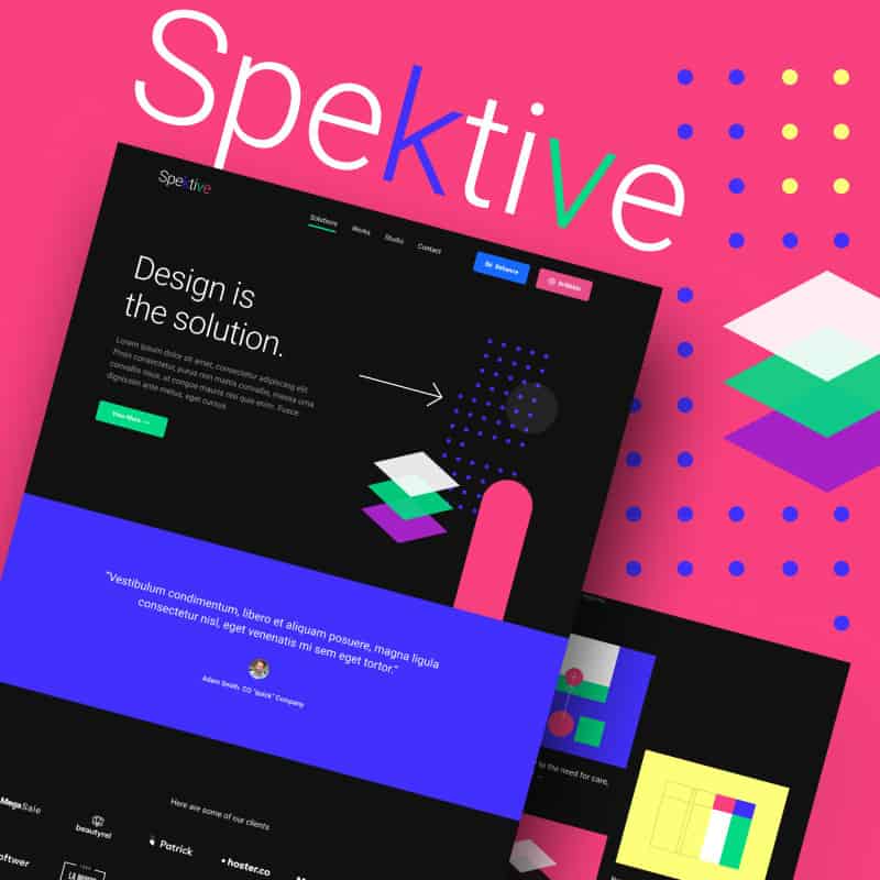 Spektive - Legible And Neat Material Design WordPress Theme