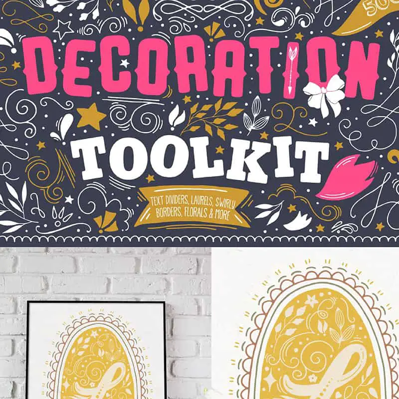 Decoration Toolkit Illustration