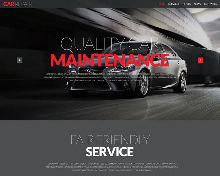 Car Repair Responsive HTML Template