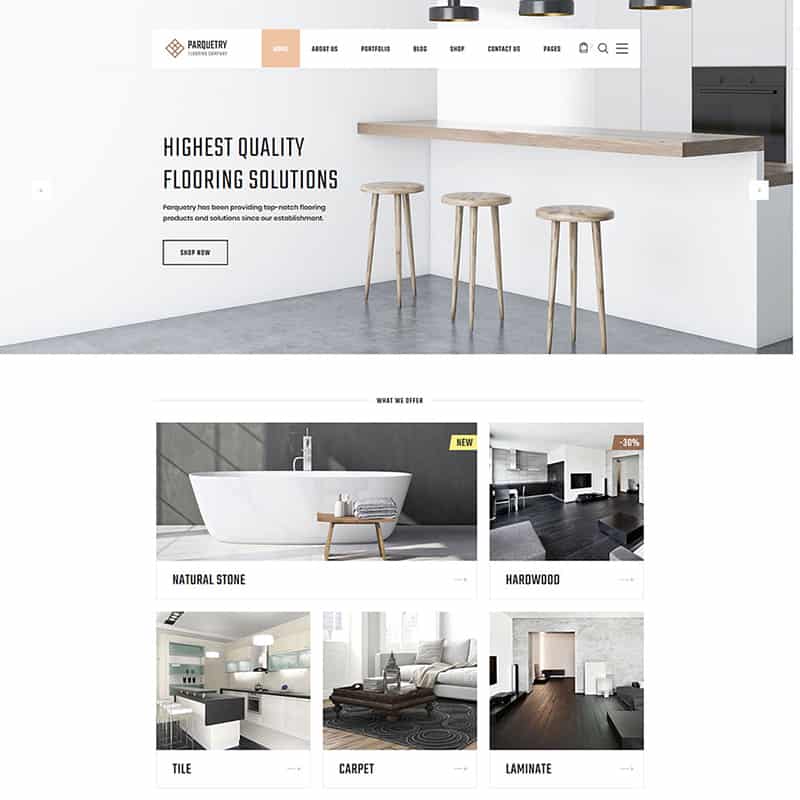 Flooring Multipage HTML Theme