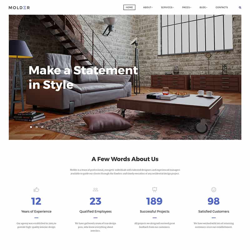 Interior Design Company HTML Template
